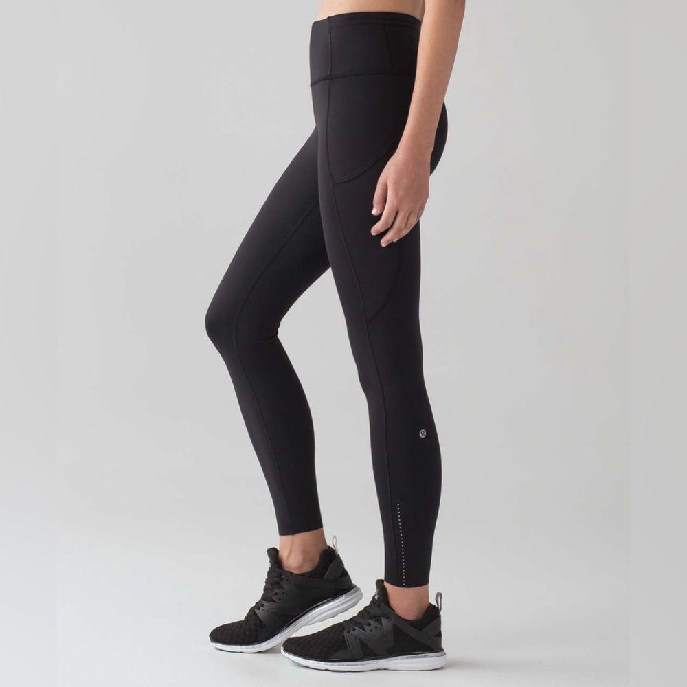Lululemon Fast And Free 7/8 Tight Black Size 8